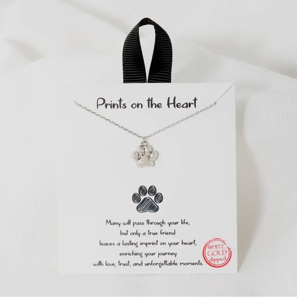 83R. Paw Print Necklace - Picture 4 of 5
